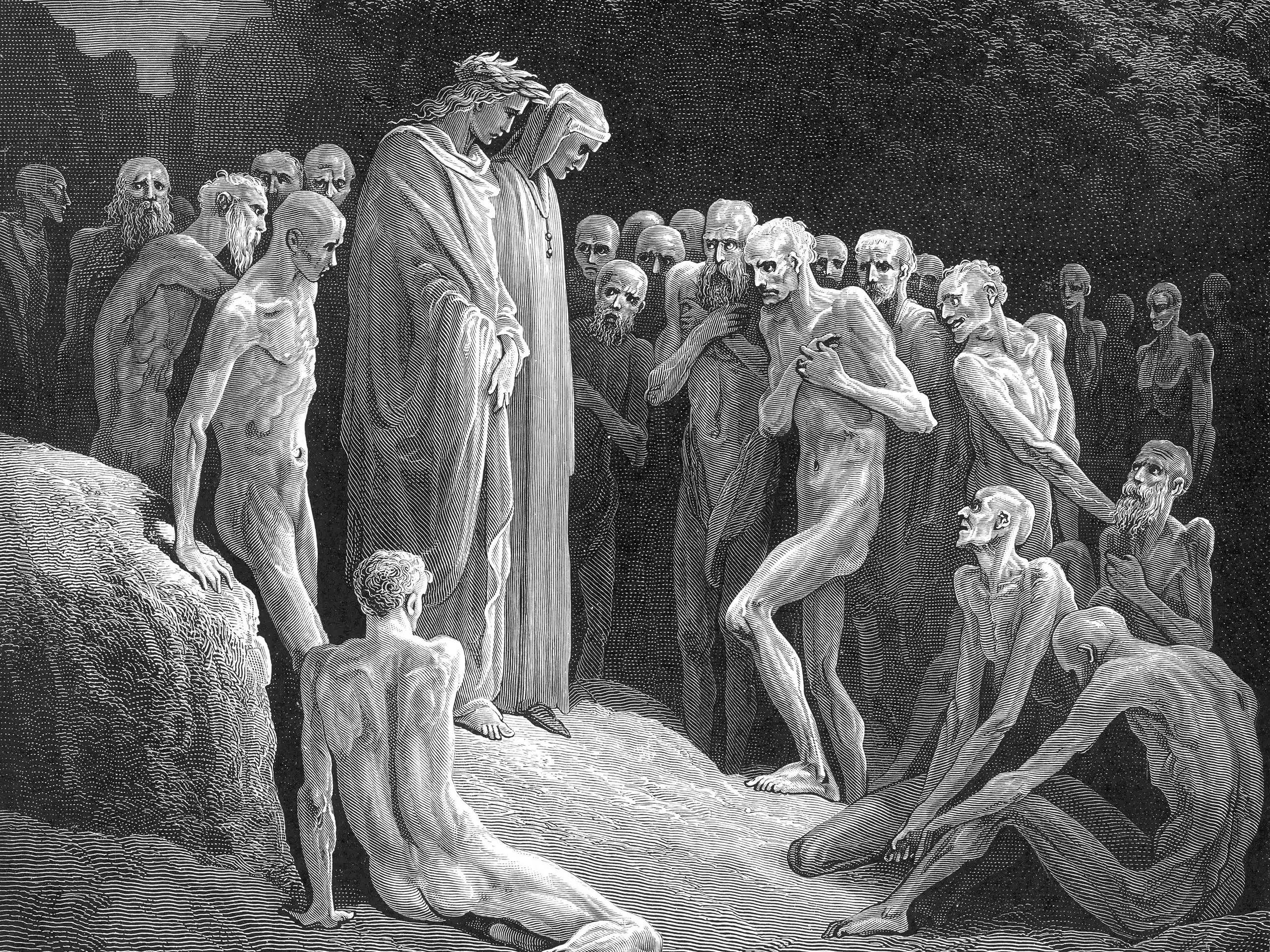 Dante's Purgatory, Gustave Doré